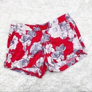 Kut from the Kloth Jansen 100% Linen Floral Print Shorts (6)